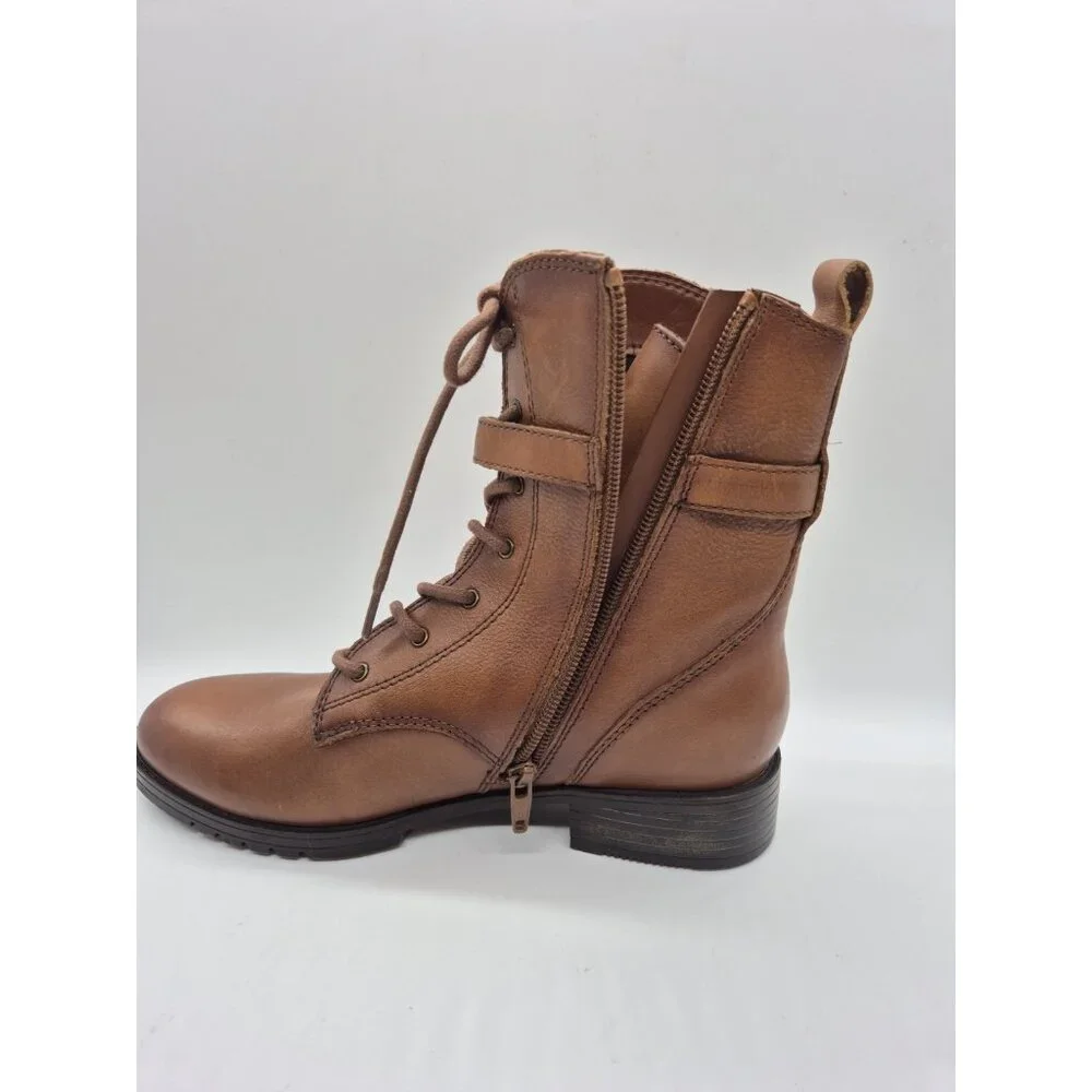 Naturalizer Women's Ankle Boots Size 6.5 Brown Lace Zip Sycamore (500) - Picture 6 of 10